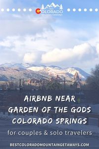 Couples and solo traveler's visiting Colorado Springs should check out this listing of the best places to stay near Garden of the Gods. We've researched the best places to stay nearby to enhance your trip. Read more here: