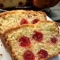 Cherry Madeira Cake - Easy Peasy Lemon Squeezy