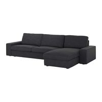 KIVIK Sectional, 4-seat - Hillared anthracite - IKEA