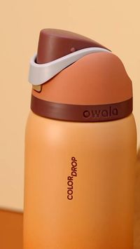 The Owala FreeSip Insulated Stainless-Steel Water Bottle with Locking Push-Button Lid easily tackles every thirst. With a built-in, easy-clean straw and a wide-mouth opening, the FreeSip reusable bottle is designed for drinking two different ways: sipping upright through the straw or tilting back to swig from the wide-mouth spout opening. Add in a push-to-open lid and playful colors, and staying hydrated has never been simpler—or more fun.