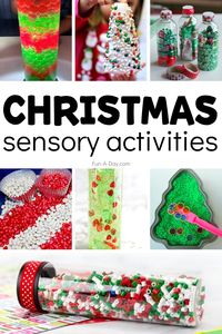 20  Christmas Sensory Activities