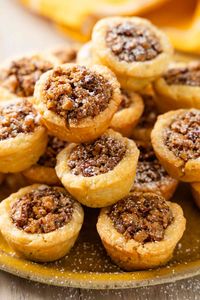 With all the buttery, flaky, nutty goodness of the classic, these cookies are little bite-sized versions of pecan pie. Pecan pie cookies, also known as pecan tassies, are sure to disappear fast.