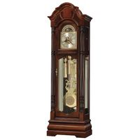 There's nothing quite like a grandfather clock and this Howard Miller Winterhalden II floor clock from RC Willey is a doozy. Oozing with old-world charm, high-quality materials, and a high-precision, German-made, cable-driven, triple-chime movement that plays choice of Westminster, St. Michael, or Whittington 1/4, 1/2, and 3/4 chimes accordingly with full chime and strike on the hour. The polished brass-finished dial features an open center that offers a view of the inner workings of the movemen