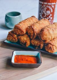 Homemade Egg Rolls, by thewoksoflife.com