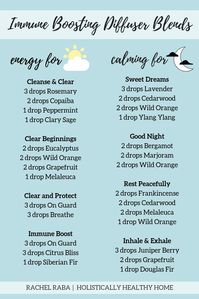 Diffuser Blends to Support and Boost Your Immune System #diffuserblend #immunesupport