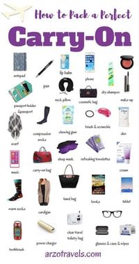 How to pack a perfect carry-on bag. Things, I have to take with me, so use this list to be well prepared.