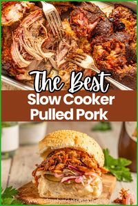 This simple crockpot pulled pork recipe is great for busy days. Toss a pork shoulder into your slow cooker with BBQ sauce, let it cook, and you’ve got tender pulled pork ready for sandwiches or a pot roast-style meal. Add a splash of apple juice or Dr. Pepper for extra flavor. Perfect for sliders or tacos, this recipe is easy to make and always a hit. Click to see the recipe for slow cooker pulled pork.