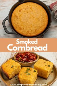 This smoked cornbread recipe will level up your BBQ sides!  Enjoy tender cornbread infused with smoky flavor.   It takes just 2 minutes to mix it up. Perfect for pellet grills or smokers, smoked cornbread is the ultimate side for your favorite BBQ dishes.