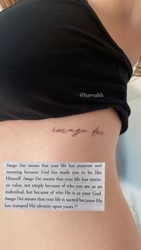 My recent tattoo and definitely my favourite ☁️✝️   Dainty Christian tattoo ideas for woman  Cute rib tattoo ideas  Small tattoo ideas