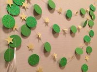 Tinkerbell Inspired Party Glitter Garland by MinniesChicBoutique