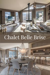 The interiors at Belle Brise are chic and stylish and set a calm and relaxing ambience.   #courchevel #luxurytravel #luxurychalets #luxuryski #skiholiday #skiing #luxuryholiday #luxurylifestyle #chaletinterior #interiorinspiration