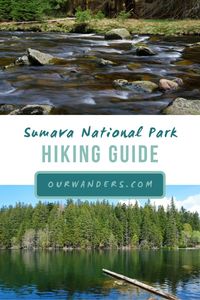 Šumava National Park is in the region of South Bohemia in the Czech Republic, right by the German border. With its deep, primeval forests, peat bogs and clear alpine lakes, it gave us a sense of remoteness, tranquility and majesty. 
Click to read our post about Sumava National Park.