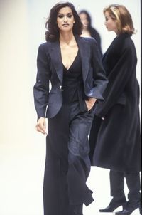 Yasmeen & Christy walked for Jil Sander RTW F/W 1992