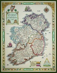 Hand-Drawn Ireland Map