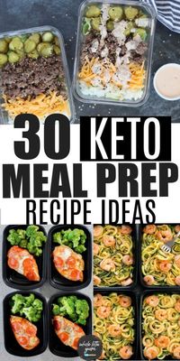 Healthy meal prep ideas make it so much easier to stick to your low carb or keto meal plan and make it easier to skip the take-out at lunch.