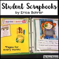 Student Scrapbooks by Erica Bohrer | Teachers Pay Teachers