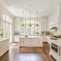 Welcome to a kitchen dreams are made of! 🌟 This white oasis with soaring ceilings and elegant arched windows epitomizes timeless sophistication. The abundance of natural light flooding in creates an airy atmosphere, while the white palette enhances the feeling of spaciousness. Who else is swooning over this picture-perfect space? ✨ #unionhomedesign #WhiteKitchen #HighCeilings #ArchedWindows #TimelessElegance #InteriorDesignInspo"#MainLineInteriors #MainLineDesign #PhiladelphiaDesigner #Mai...