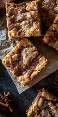 Cinnamon Swirl Snickerdoodle Blondies [45 Minutes] – Chasety