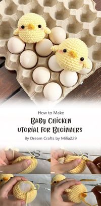 You will learn how to make cute little baby chicken !! Yes , you can even make this for yourself like keychain! This is really easy and fun to make!