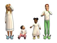 Mod The Sims - Snow Bunny Pajamas