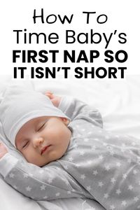 If your baby is taking a short morning nap, then baby’s wake windows are probably not timed correctly. If the first nap is too short, your second nap will probably also be short and you will find baby is not getting enough daytime sleep. So the success of the nap is important, yes, but how? How do you time it all to get optimal sleep length?  Here are some key points. The first nap of the day is the most important nap for a baby. Learn how to time the first nap so it isn’t too short and baby can take a full morning nap. Learn reasons for the short nap and what to do when baby’s first nap is short based on your baby’s age.