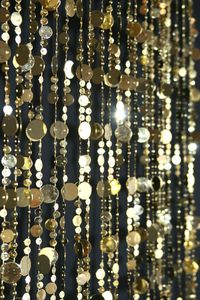 Gold Sequin Beaded Backdrop #Party #Decor