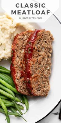 Classic Homemade Meatloaf