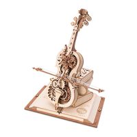 Auf der Suche nach Spieluhr-Puzzle? Schauen Sie sich das ROKR Magic Cello 3D-Holzpuzzle an - Vintage-Cello-Puzzle mit mechanischer Spieluhr im Inneren. Perfektes 3D-Puzzlespielzeug für Kinder und Erwachsene.