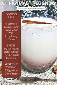 Homemade christmas eggnog recipe