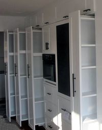 space saving kitchen pantry pull out doors for shelving