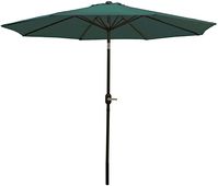 Amazon.com : Sunnydaze 9 Foot Outdoor Patio Umbrella - Push-Button Tilt & Crank Patio Table Umbrella - Aluminum Pole & Polyester Shade Canopy - Green : Garden & Outdoor