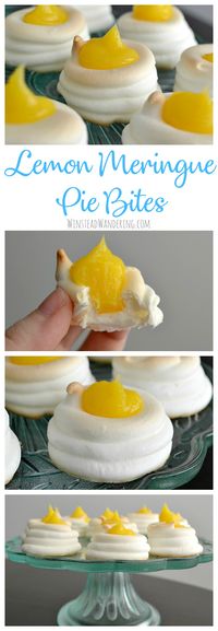 Light & Airy Lemon Meringue Pie Bites | Winstead Wandering