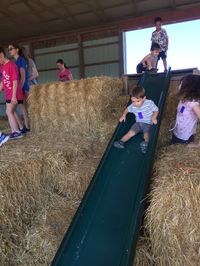 Fall is so fun in Central Ohio! Don't miss the pumpkin farm fun at Leeds Farm! There's so much to do including a hay ride, slides, zip line, pedal carts and of course pumpkins!