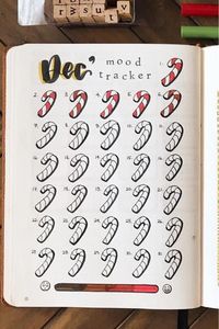 25+ Best December Mood Tracker Ideas For Bujo Addicts - Crazy Laura