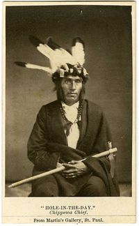 Hole in the Day, Chippewa Chief