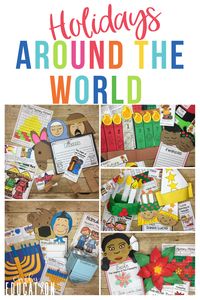 Teach your students about the history and cultures behind the holidays with these engaging activities about holidays around the world.