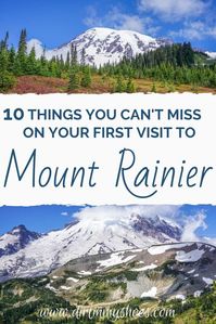 Mount Rainier National Park is one of the most beautiful places in Washington, and should be on everybody's bucket lists! Planning an itinerary for your family vacation can be a challenge though, that is why I'm sharing this list of 10 things to do in Mount Rainier. Whether you enjoy hiking with kids and family, camping with friends, or traveling solo this list will help you find amazing hikes and have the best road trip!