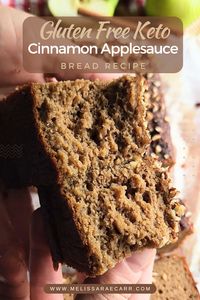 🍏 This Easy Gluten Free Applesauce Bread Recipe is an absolute fan favorite for snacks or gifts🎁
🍎The aroma of cinnamon and apples fills the air as you bake this delicious treat that is easily made dairy-free with coconut oil or vegan butter!

🧁Plus, you can bake it into jumbo or mini muffins for a versatile treat that everyone will love! 🍞
❄️They freeze well up to 3 months!