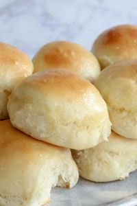 Easy Big Fat Yeast Rolls