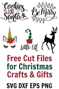 Use the arrows to scroll through all her free SVGs for Christmas. Pin this - use this for Christmas crafting! Click to see her reindeer cut files, red Christmas trucks (so cute!), The Grinch, and so many more. #freeSVGs #Christmas #DIYChristmas #Cricut #silhouette