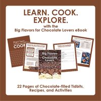 🍫CALLING ALL CHOCOLATE LOVERS!!

Big Flavors for Chocolate Lovers is a 22-page PDF eBook that's divided into three sections.

• LEARN about chocolate with some background information, helpful terminology, and fun trivia tidbits.
• COOK along with a collection of 9 different chocolate-centric recipes.
• EXPLORE more about chocolate by learning how to host your own pairing event to dive deeper into the nuances of this decadent ingredient. Printable tasting notes pages will help you record your observations and share them with each other.

Head to to get your copy today.

Thank you all for your support, and I hope you enjoy!