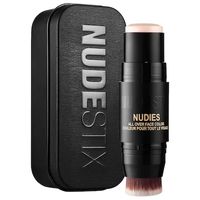 NUDESTIX Nudies All Over Face Color Bronze + Glow: A dewy, skin brightening, bronzer and highlighter for the eyes, cheeks and lips. A custom, made in Korea all over face color that softly kisses the skin with a dewy, lightweight and luxurious formula. #Festival #FestivalBeauty