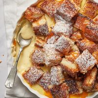 Creme Brûlée French Toast with Salted Caramel - The Table Diaries