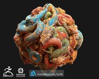 ArtStation - Abyss Dragon Gateway Material, Khayyam Naghiyev