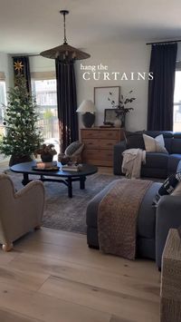 Why Curtains are Essential for Your Home? Check This Video! I see two main uses for curtains. 1) Curtains can add elegance and comfort to any room. They can effortlessly elevate a window, making it an eye-catching focal point while adding texture and depth to your overall decor. 2)Curtains also provide essential privacy by blocking out harsh sunlight! 📸：@pattirobertsdesignco