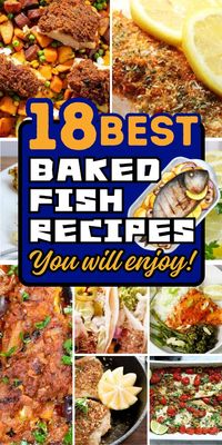 These baked fish recipes are healthy and delicious. Perfect for any meal!