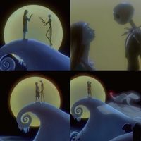 movie:“the nightmare before christmas”/ película:“el extraño mundo de jack”