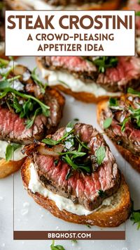 Steak crostini is the perfect appetizer for any occasion, but what makes this recipe stand out? With a blend of savory, sweet, and tangy flavors, it’s sure to impress! Whether you’re making steak crostini appetizers or pairing with gourmet steak, this recipe will upgrade your next event. Save this pin and visit for more!