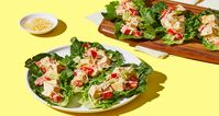 Greek Chicken Salad Lettuce Wraps Recipe | HelloFresh