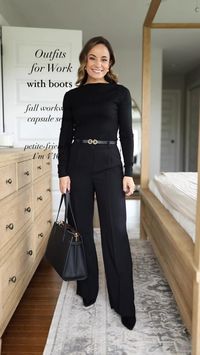 Fall and winter outfits for work with boots via pumps and push-ups blog | fall outfits | work outfits | business casual outfits | petite fashion | fall fashion